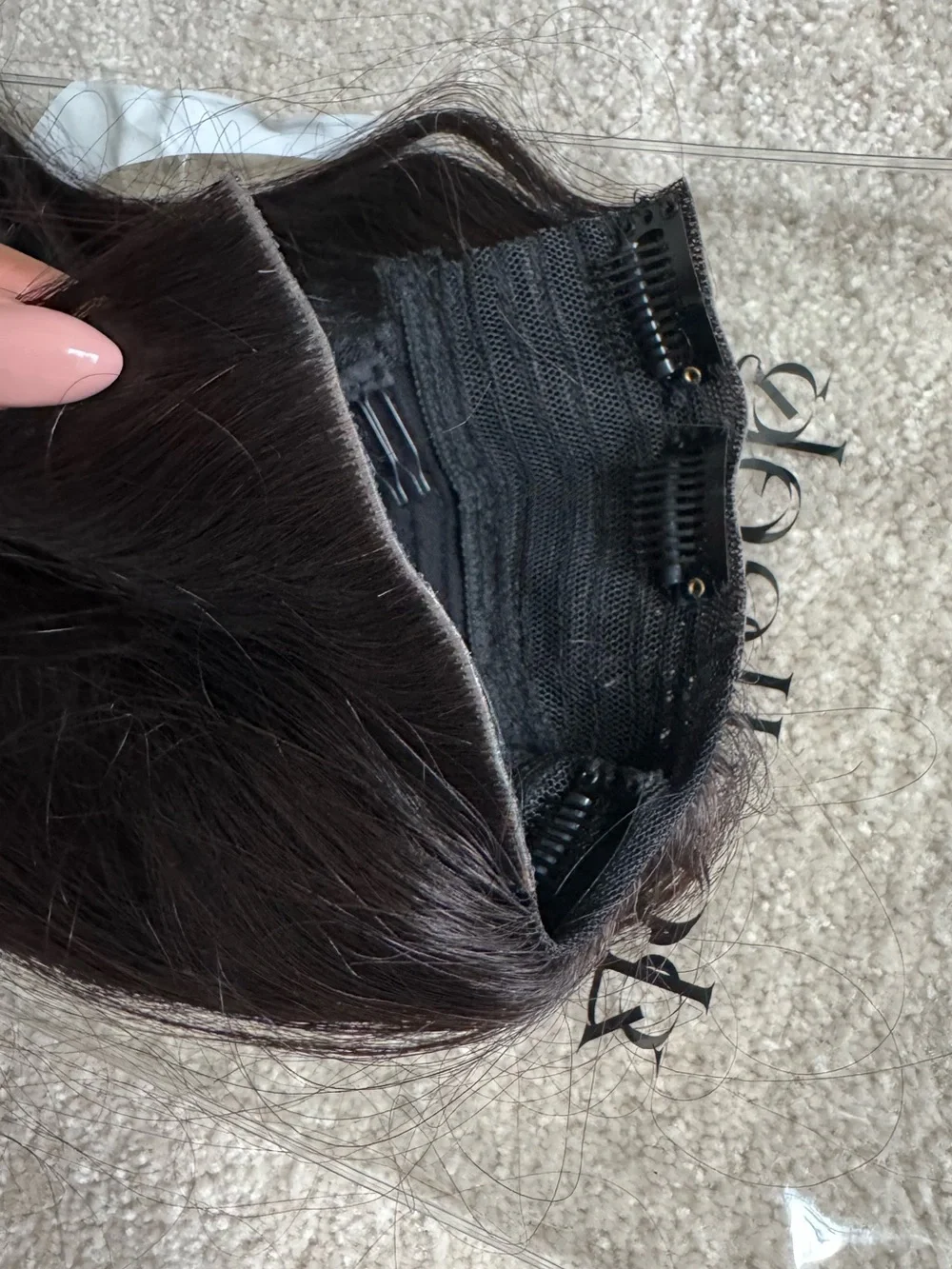 Go Sleek Follicle Fusion U-Part Wig 16” Long - Body Wave 100% Human Hair - NEW